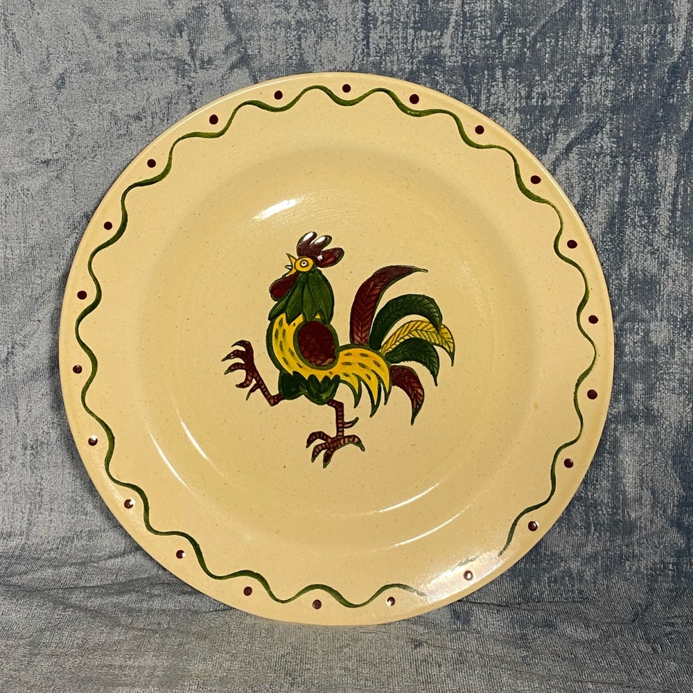 Vintage Metlox Poppytrail CALIFORNIA PROVINCIAL 12” chop plate serving platter